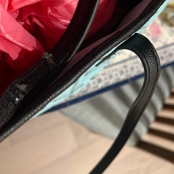 Betsey Johnson Teal Tote Bag with Gold Accents - Picture 8 of 16